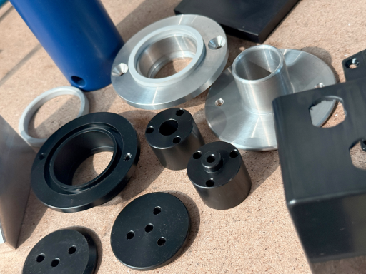 Various CNC project pieces